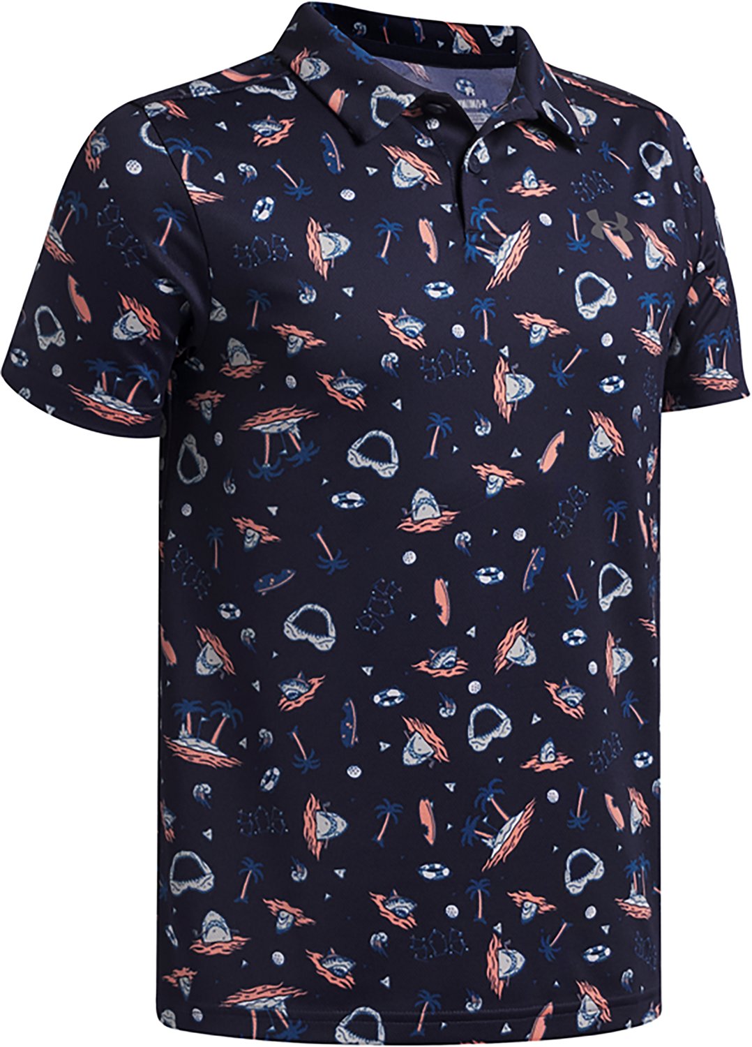 Under Armour Boys' Matchplay Print Polo Shirt - view number 3