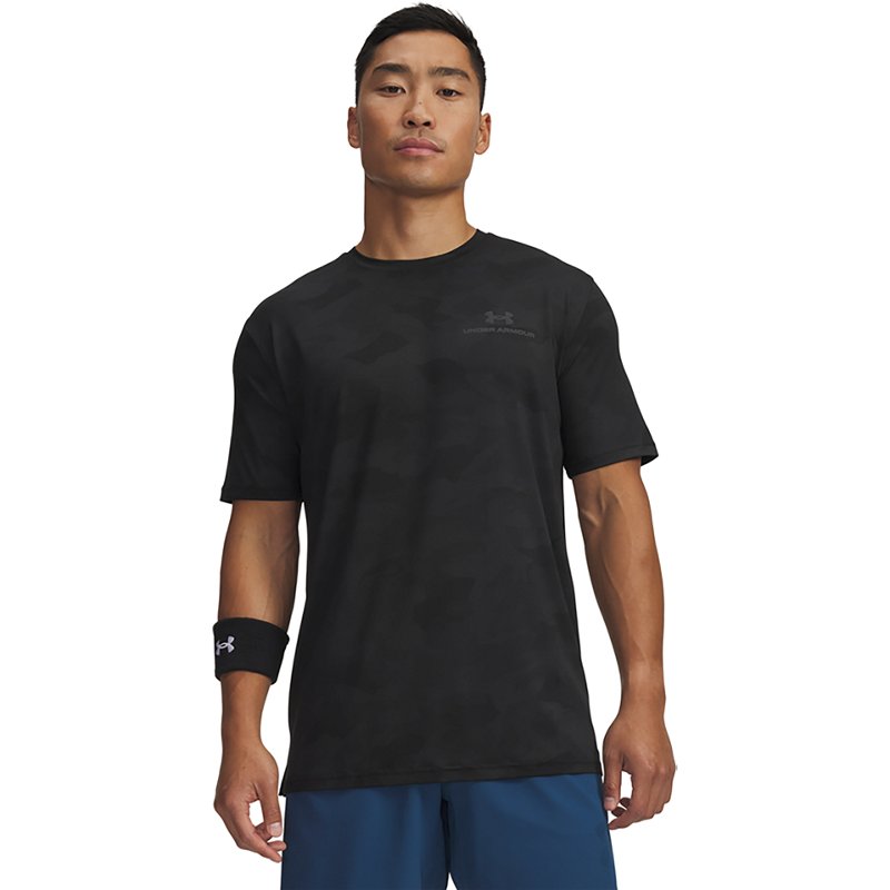 Under Armour Men's Vanish Energy Camo T-Shirt, Medium, Ultimate Black/Anthracite/Ultimate Black