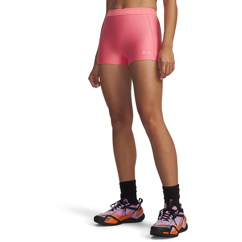 Under Armour Women's HeatGear Shorty Shorts 3 inches