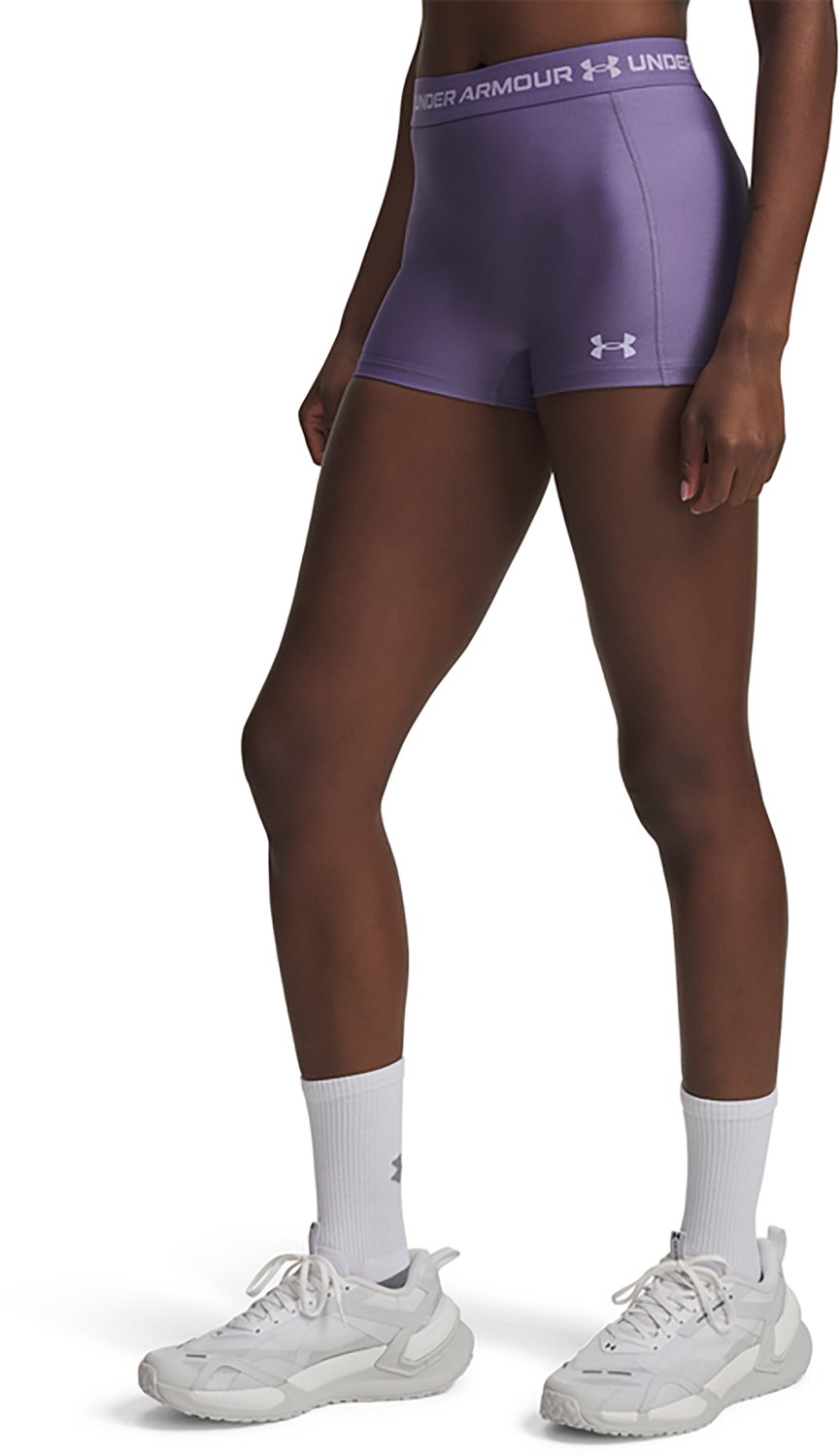 Under Armour Women's HeatGear Shorty Shorts 3 inches