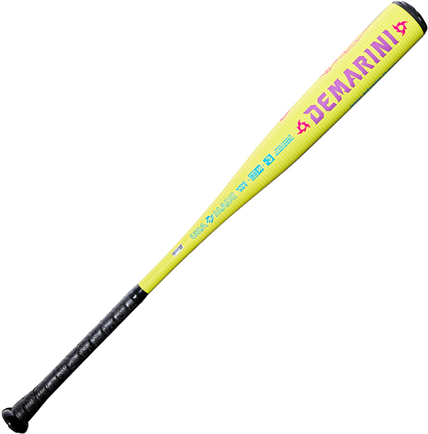 DeMarini 2026 Solar Yellow Voodoo One BBCOR Baseball Bat -3 - view number 3