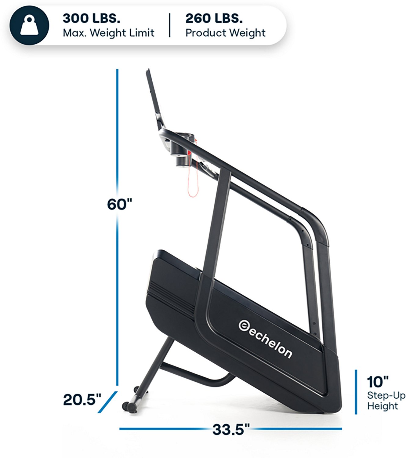 Echelon Summit Stair Stepper Machine with Adjustable Step Rate & Wireless Charging - view number 5