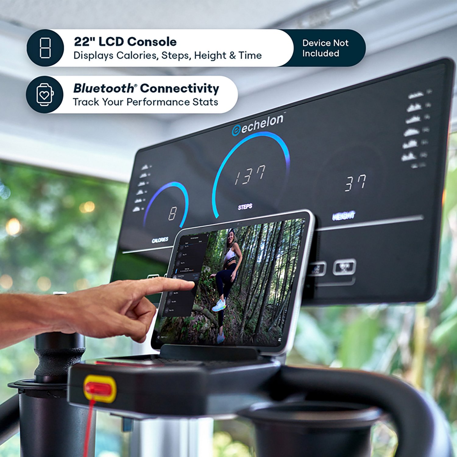 Echelon Summit Stair Stepper Machine with Adjustable Step Rate & Wireless Charging - view number 8