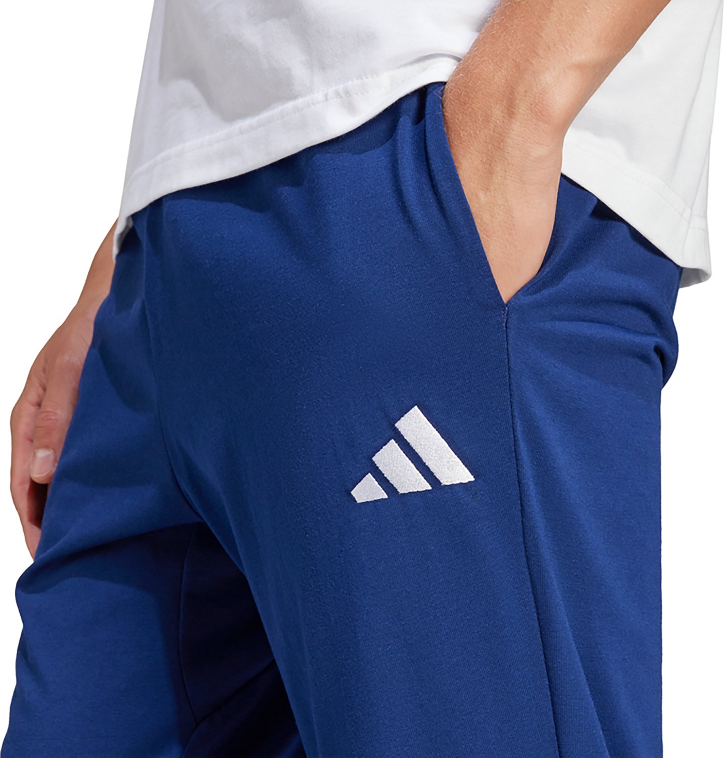 adidas Men's Essentials Linear Single Jersey Pants - view number 5