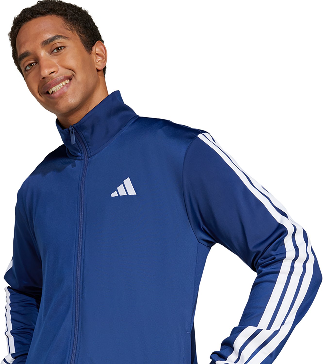 adidas Men's 3-Stripes Tricot Track Top - view number 5