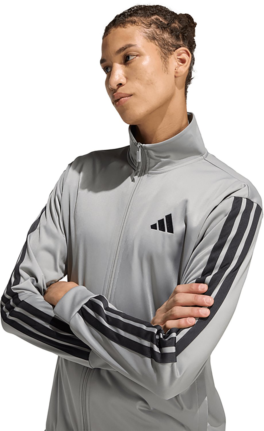 adidas Men's 3-Stripes Tricot Track Top - view number 4