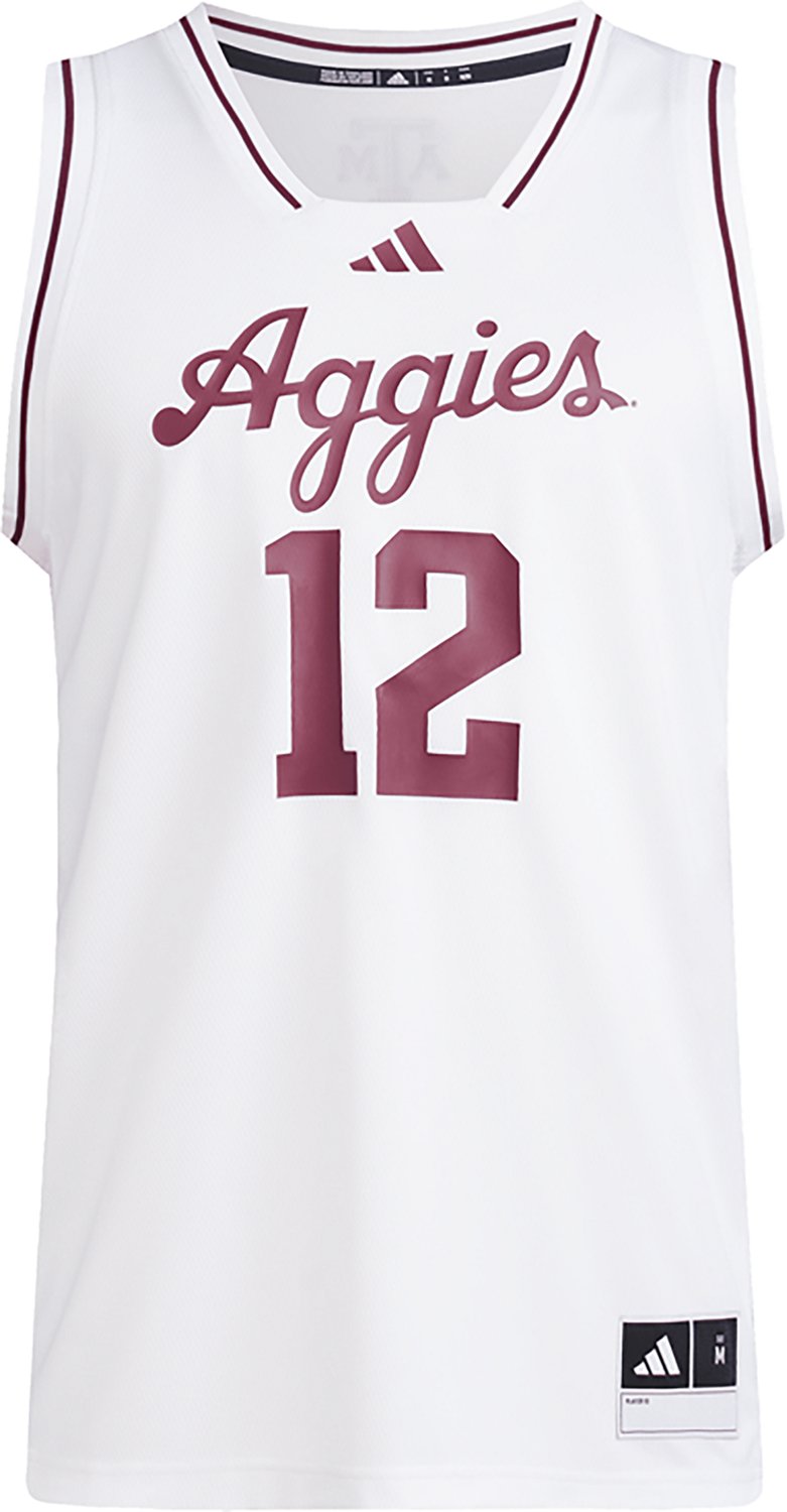 adidas Men's Texas A&M University Swingman Basketball Jersey