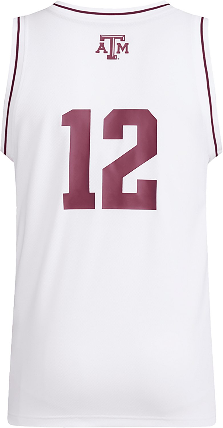 adidas Men's Texas A&M University Swingman Basketball Jersey - view number 2