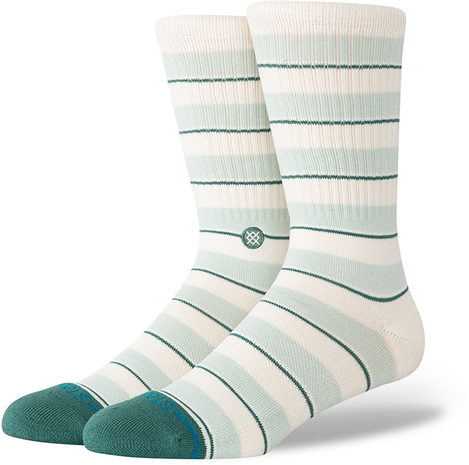 Stance Adults' Multistriped Ribbed Crew Socks