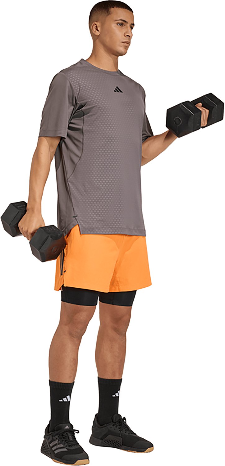 adidas Men's D4T Power 3 Stripes T-shirt - view number 3