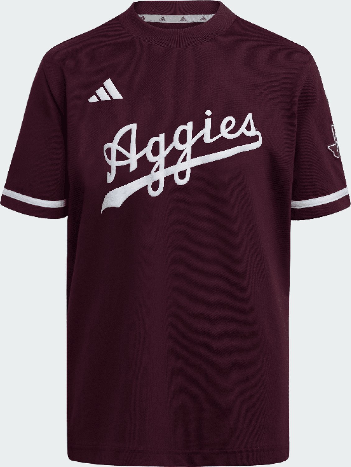 adidas Boys' Texas A&M University Replica Fan Jersey