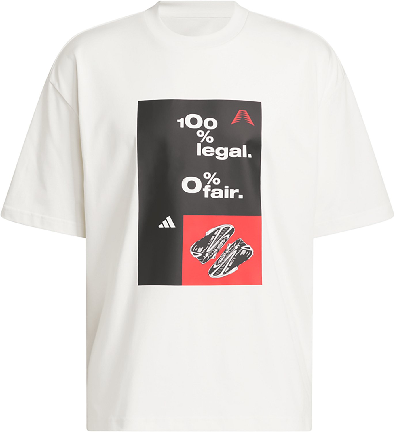 adidas Men's Anthony Edwards Archive Basketball Graphic T-shirt - view number 4