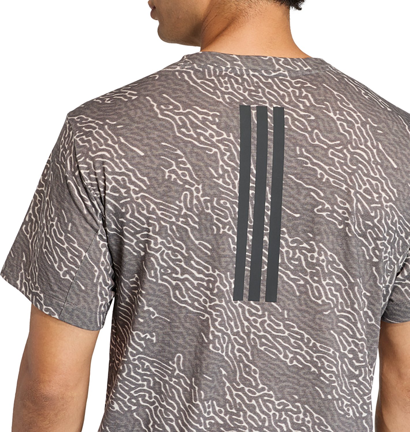 adidas Men's Designed for Training Allover Print Graphic T-shirt - view number 4