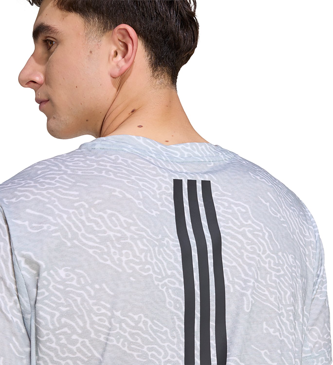 adidas Men's Designed for Training Allover Print Graphic T-shirt - view number 2