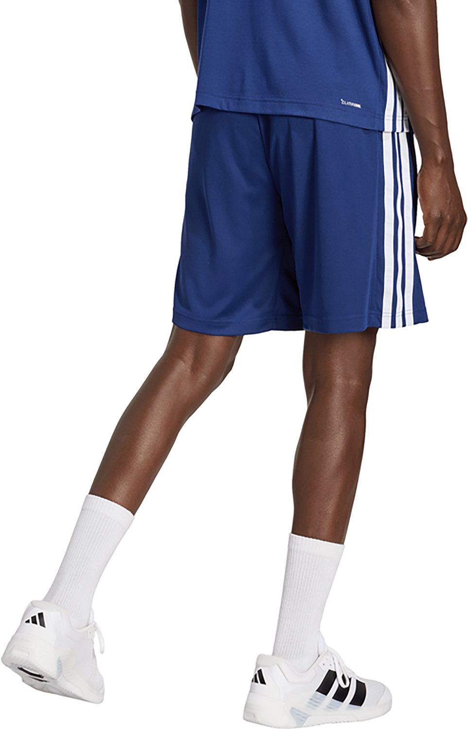 adidas Men's Essentials 3-Stripes Workout Base Pique Shorts 9 in - view number 2