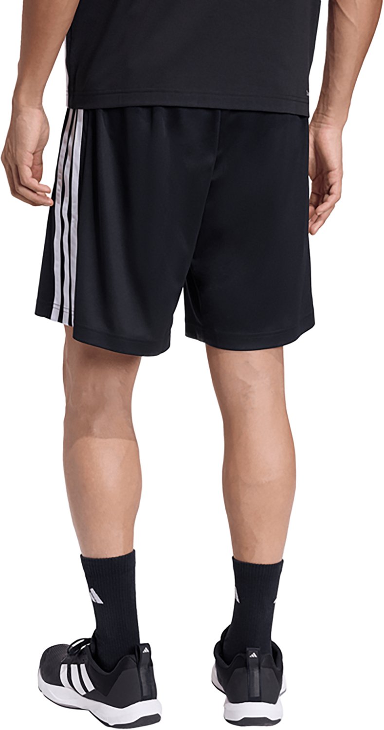 adidas Men's Essentials 3-Stripes Workout Base Pique Shorts 9 in - view number 2