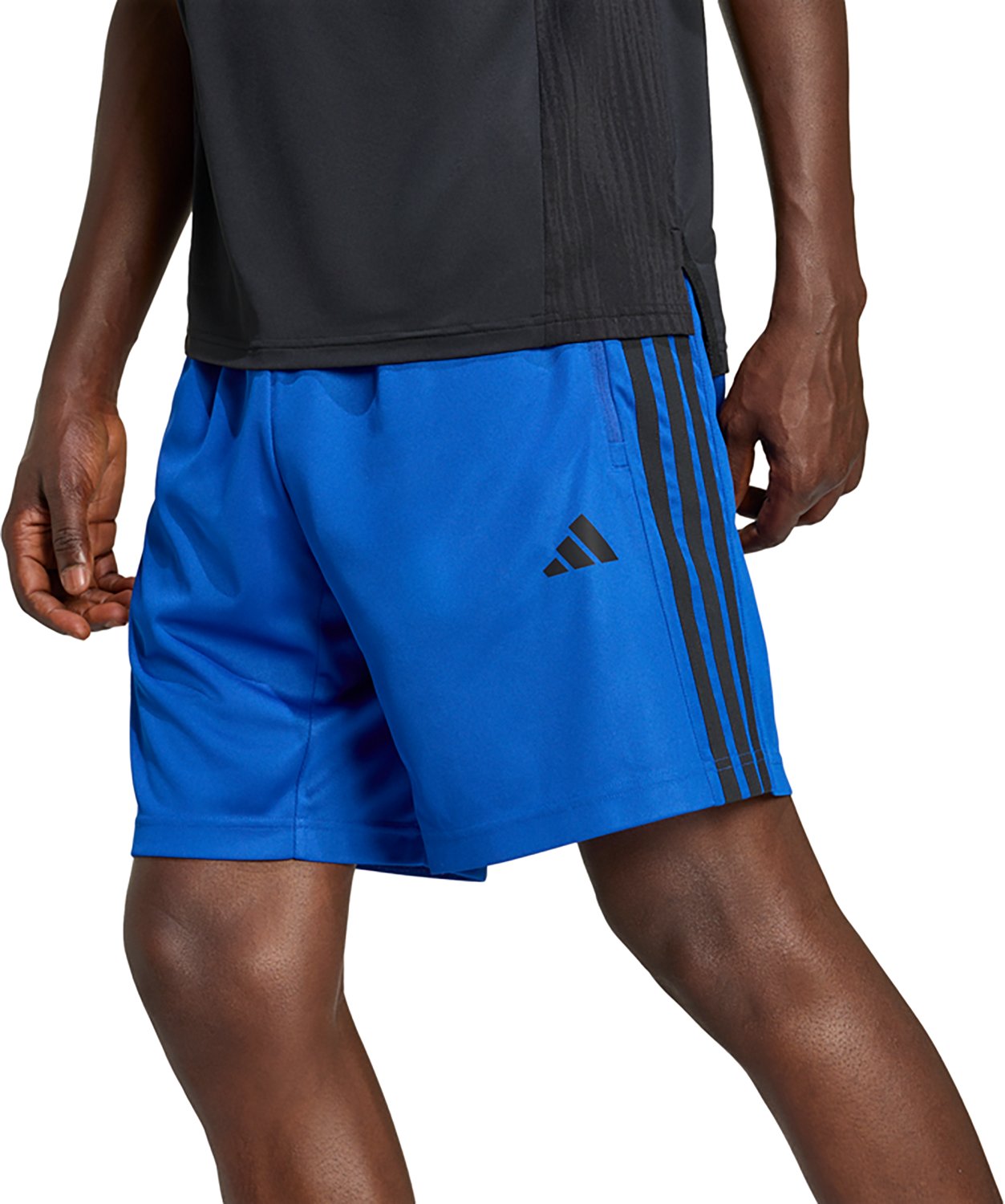 adidas Men's Essentials 3-Stripes Workout Base Pique Shorts 9 in - view number 4