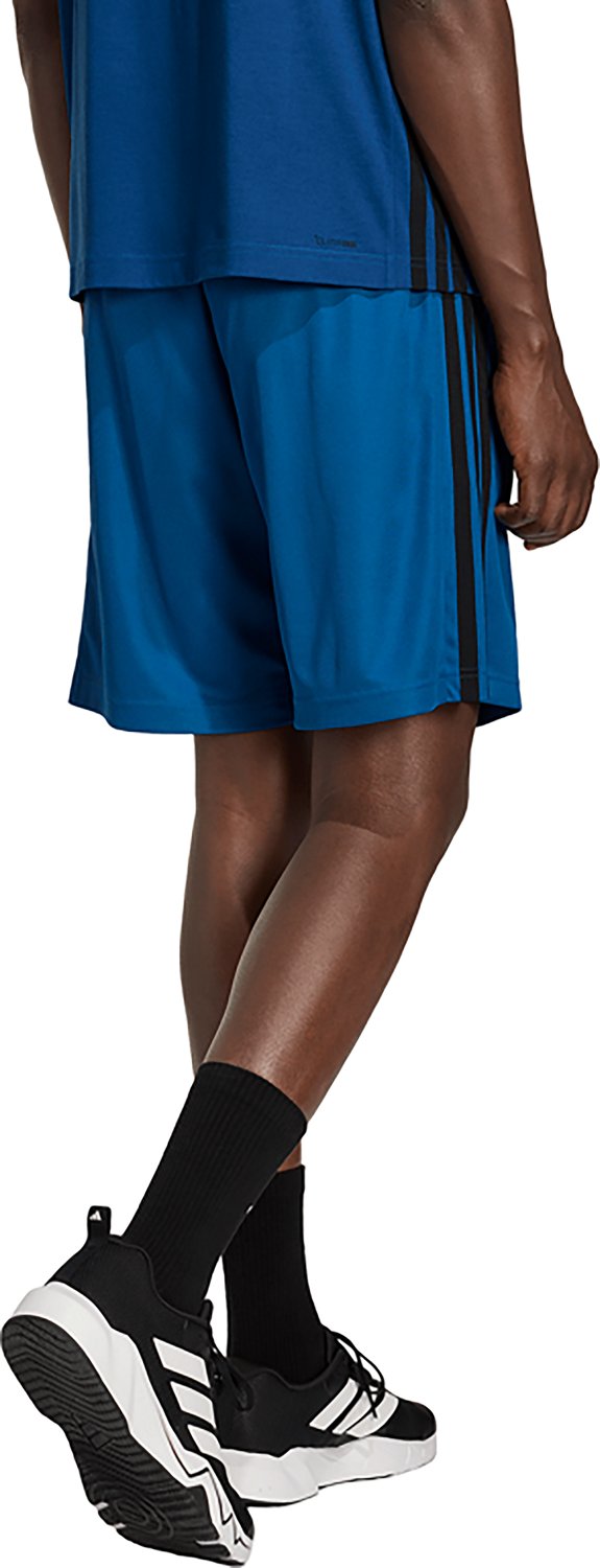 adidas Men's Essentials 3-Stripes Workout Base Pique Shorts 9 in - view number 2