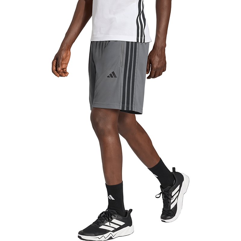 adidas Men's Essentials 3-Stripes Workout Base Pique Shorts 9 in