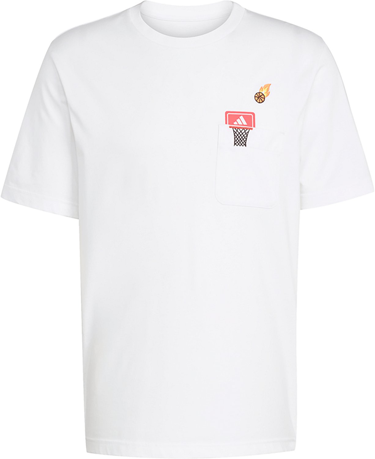 adidas Men's Mini Embroidery Basketball Graphic T-shirt - view number 6