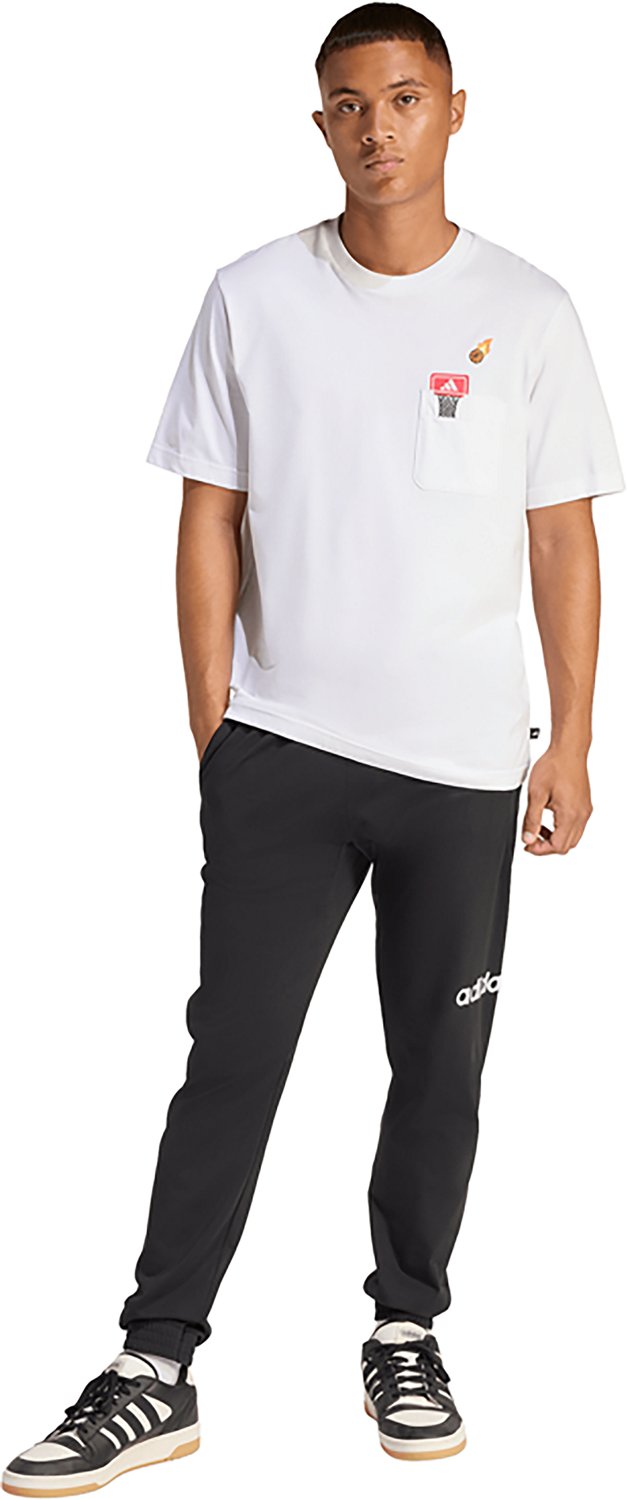 adidas Men's Mini Embroidery Basketball Graphic T-shirt - view number 3