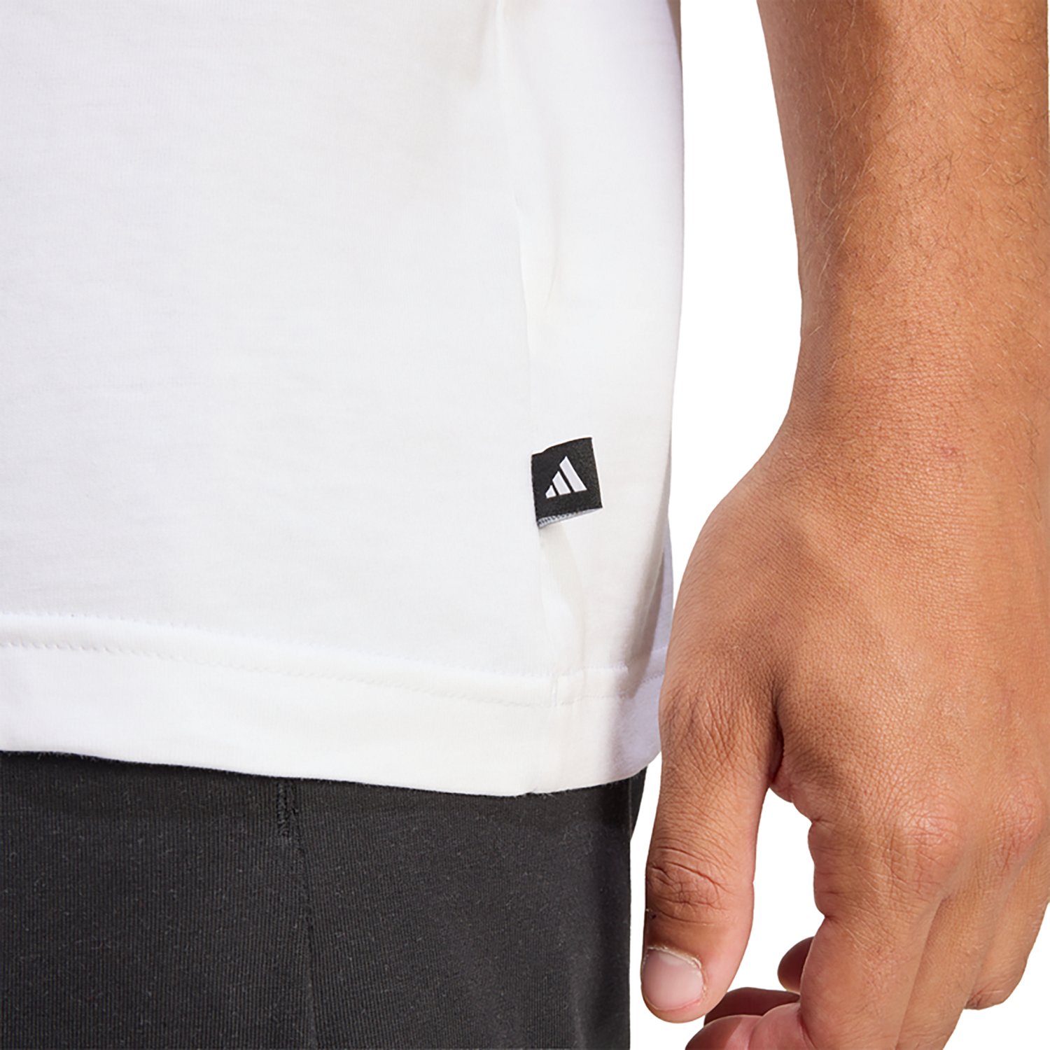 adidas Men's Mini Embroidery Basketball Graphic T-shirt - view number 5