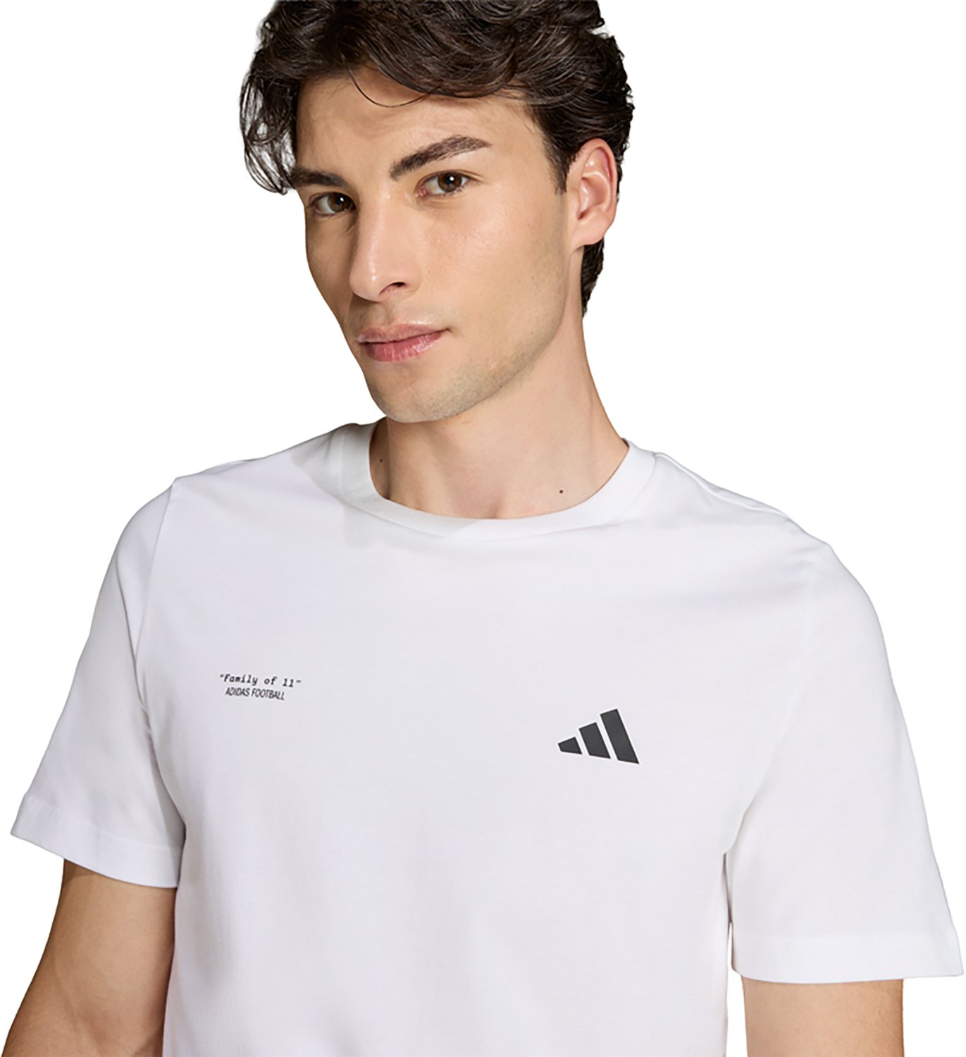 adidas Men's Soccer Slogan Family of 11 Graphic T-shirt - view number 4