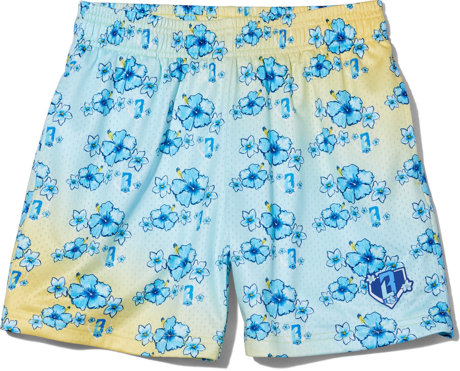 Baseball Lifestyle 101 Boys' Field of Flowers Gradient Shorts 5 in