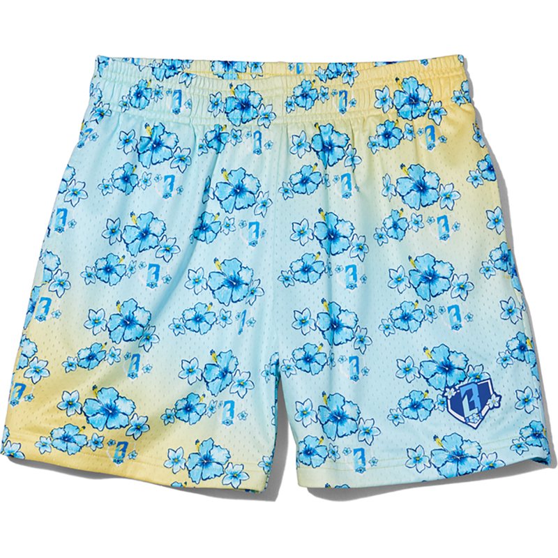 Baseball Lifestyle 101 Boys' Field of Flowers Gradient Shorts 5 in