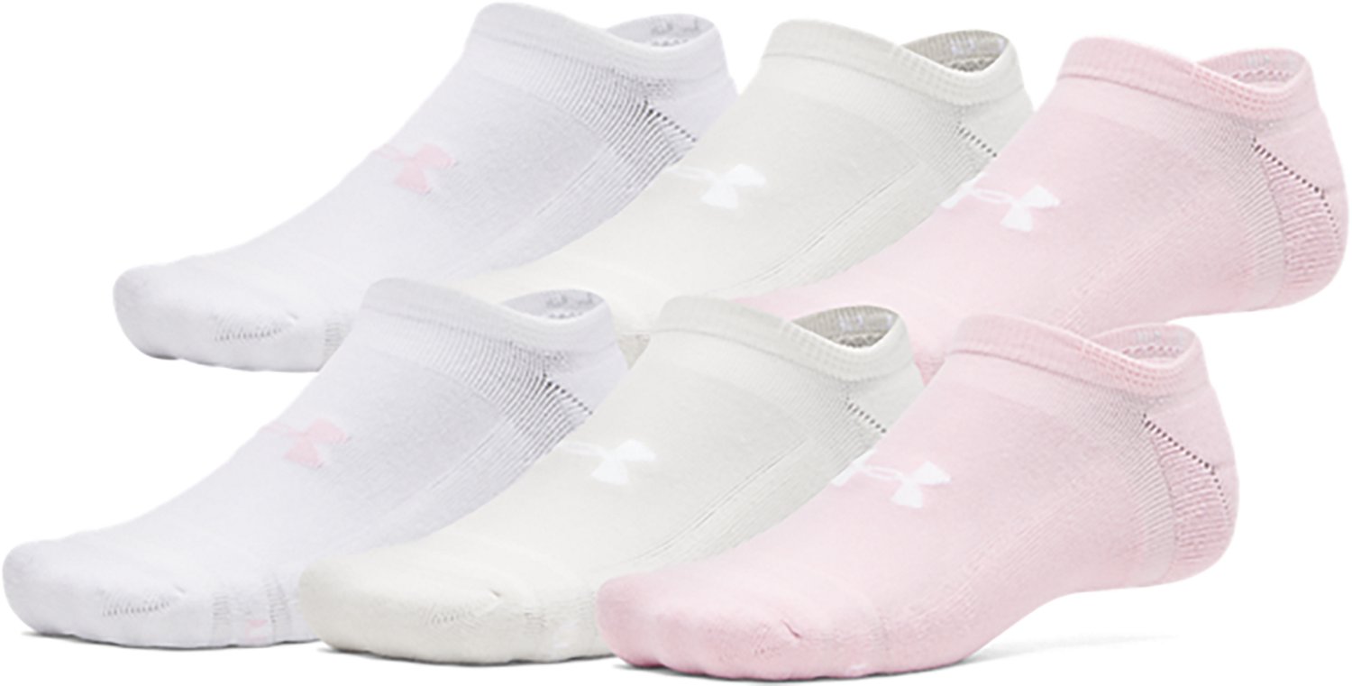 Under Armour Essential Cushion No Show Socks 6-Pack