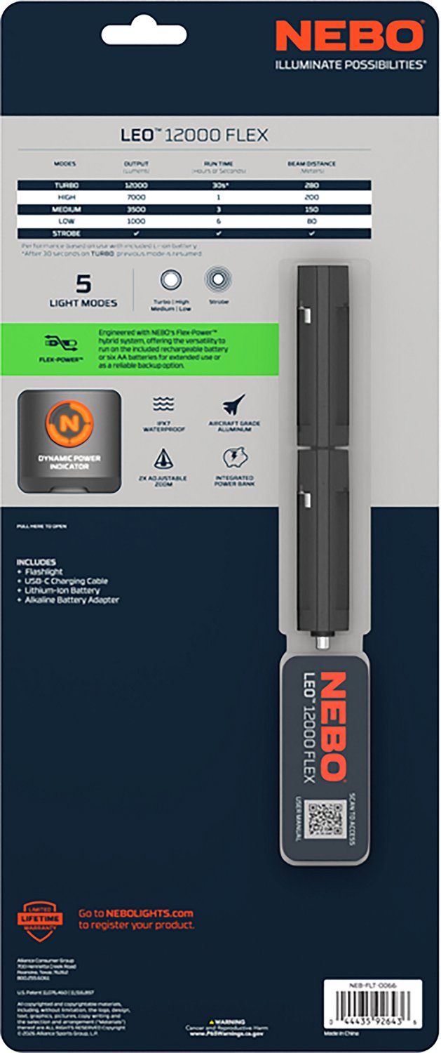 NEBO Leo Flex 800-Lumen Rechargeable LED Flashlight - view number 7
