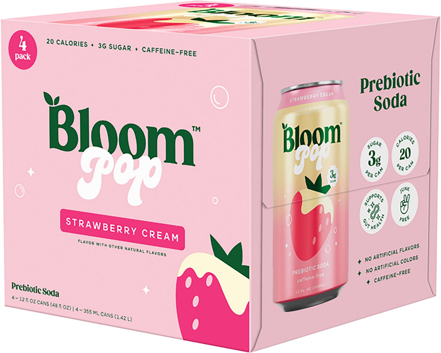 Bloom Nutrition Pop Prebiotic Soda 4-Pack - view number 2