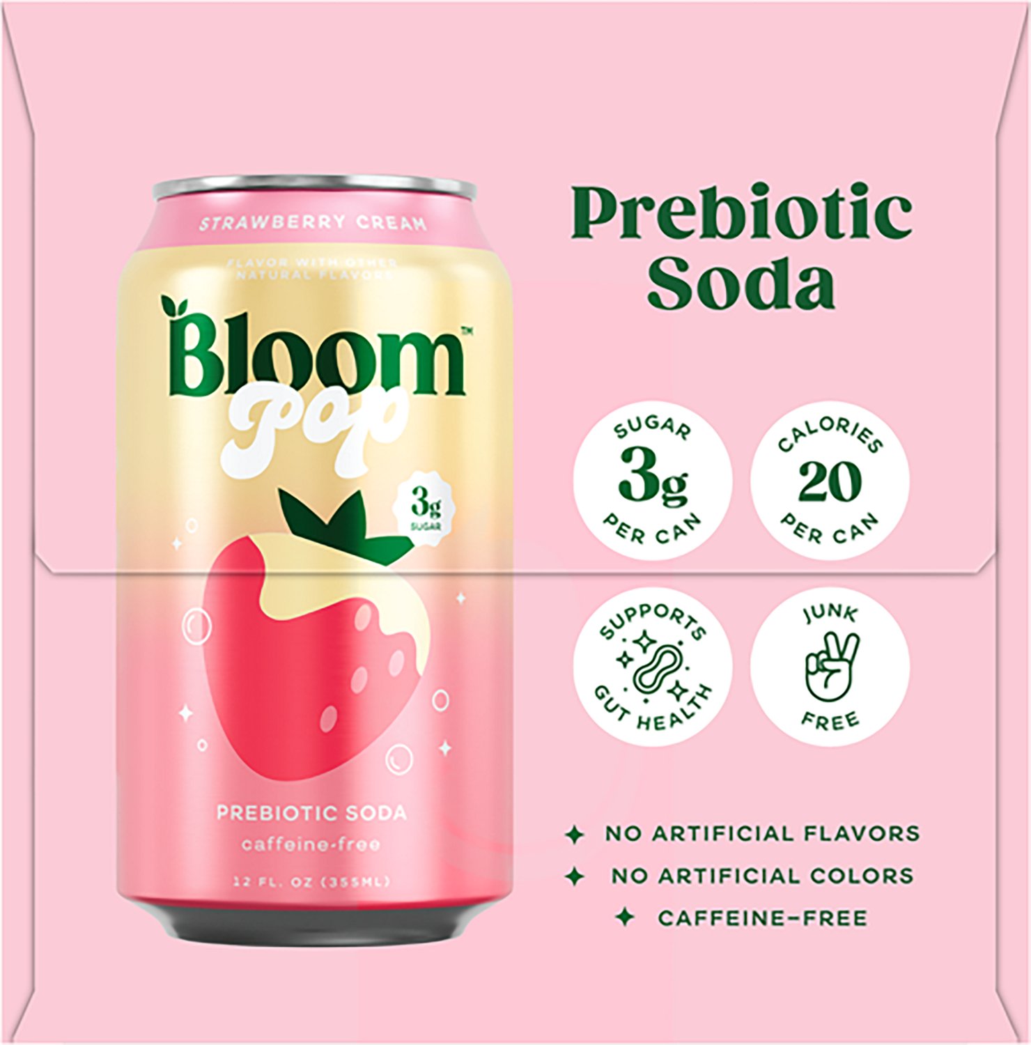 Bloom Nutrition Pop Prebiotic Soda 4-Pack - view number 3