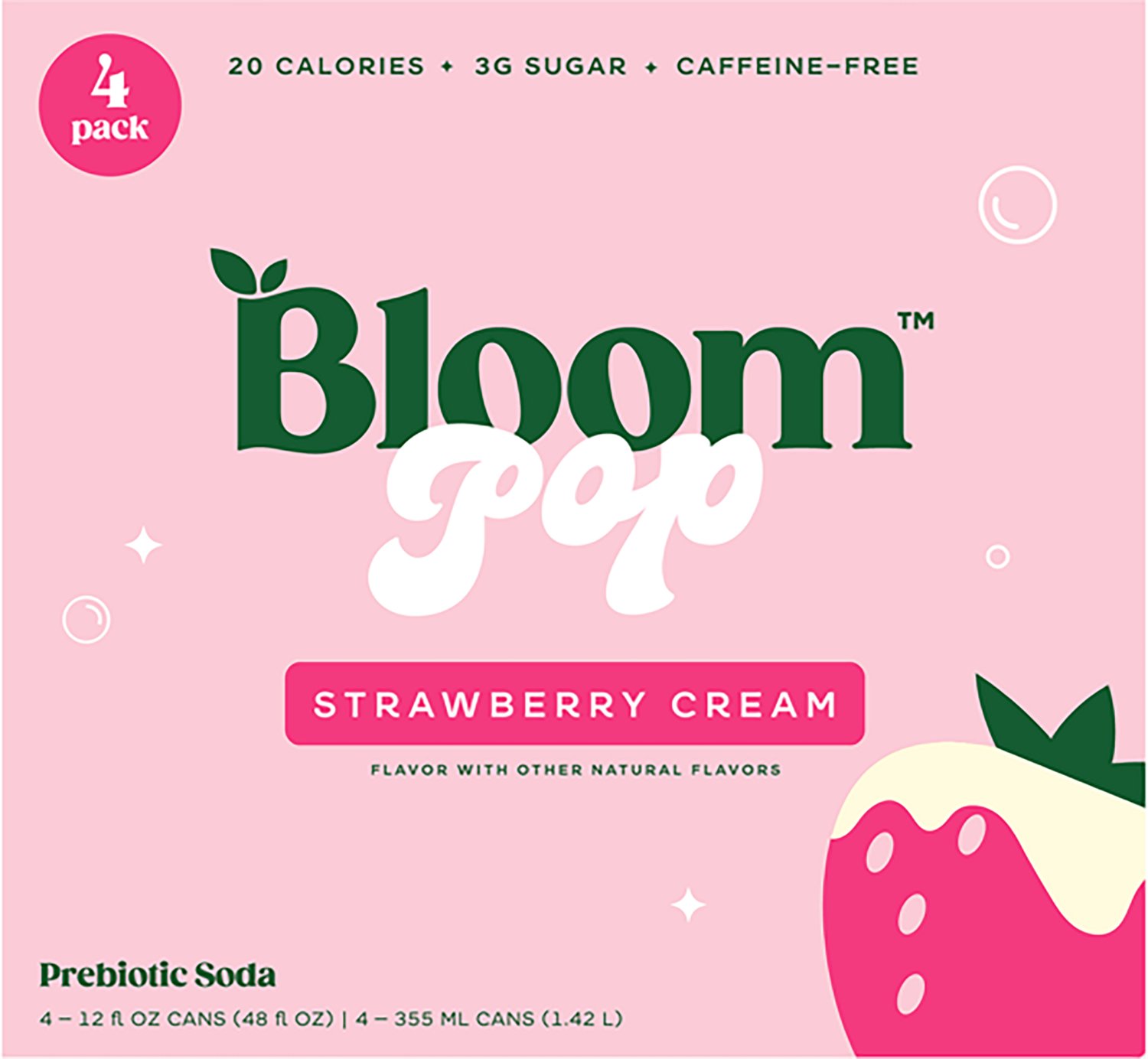 Bloom Nutrition Pop Prebiotic Soda 4-Pack - view number 5