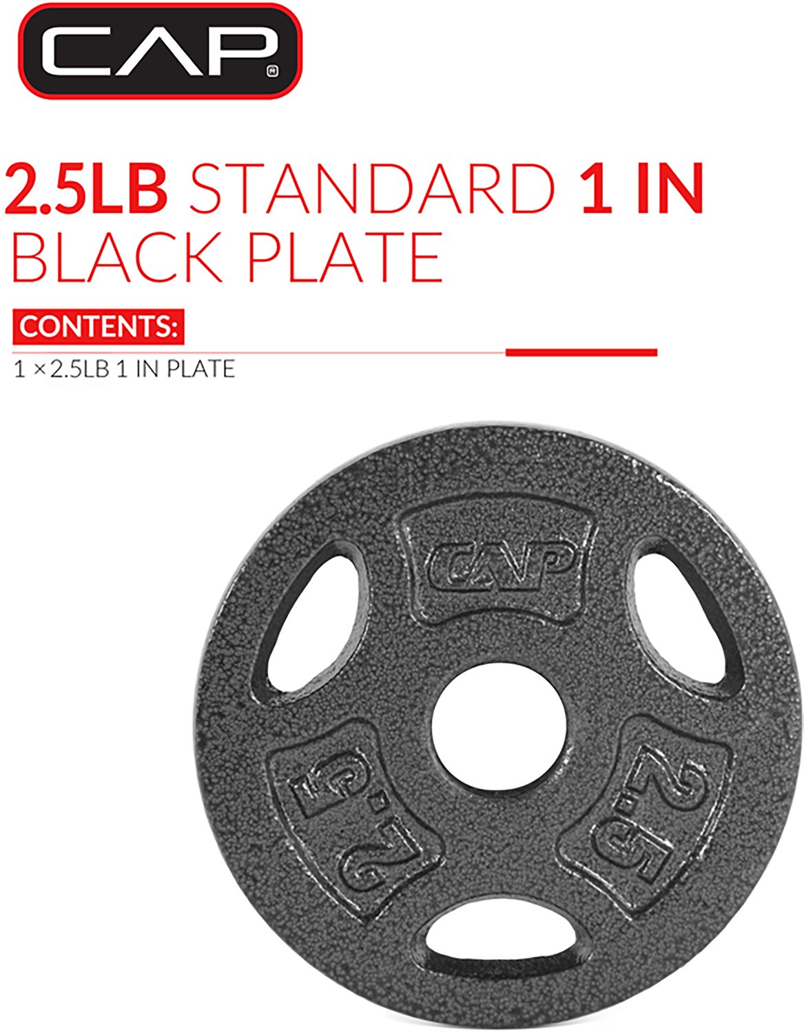 CAP Barbell 2.5 lb. Regular Grip Plate - view number 2