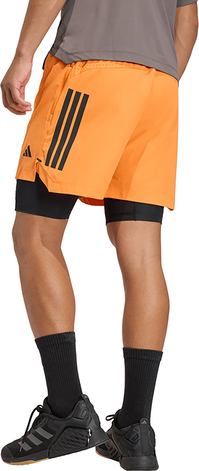adidas Men's D4T Power 3 Stripes Shorts 5 in. - view number 2