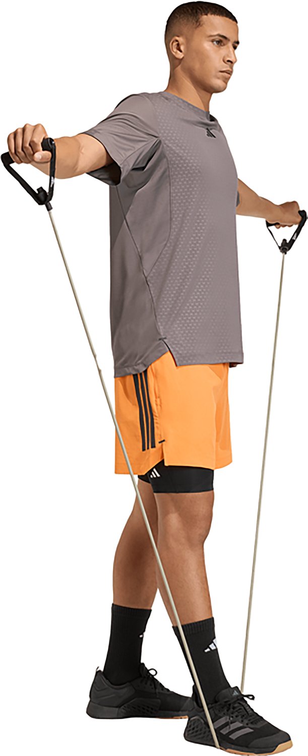 adidas Men's D4T Power 3 Stripes Shorts 5 in. - view number 3