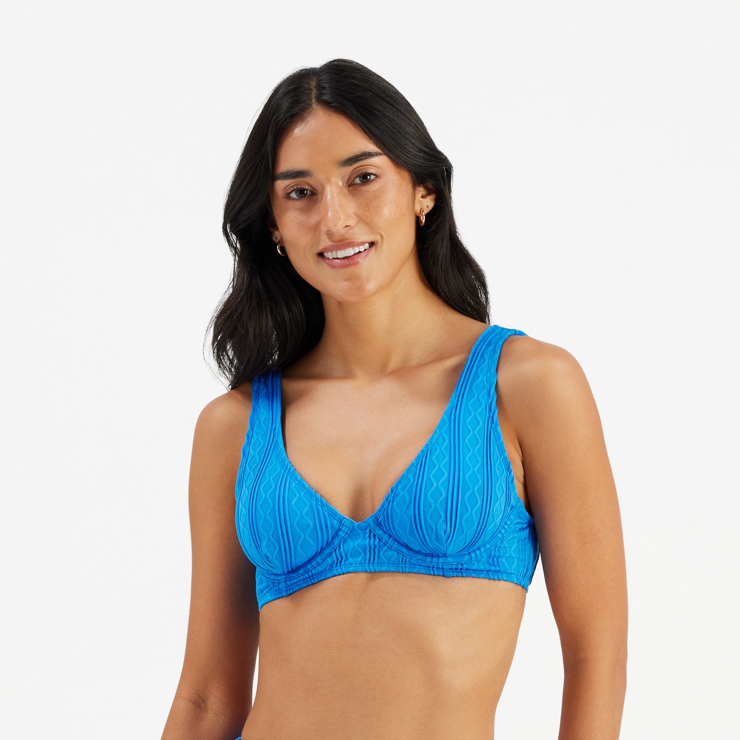 Freely Women's Crochet Underwire Bralette Swim Top