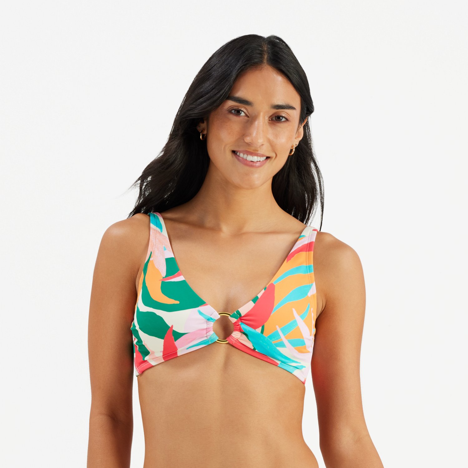 Freely Women's Heatwave Tropic Ring Front Triangle Swim Top