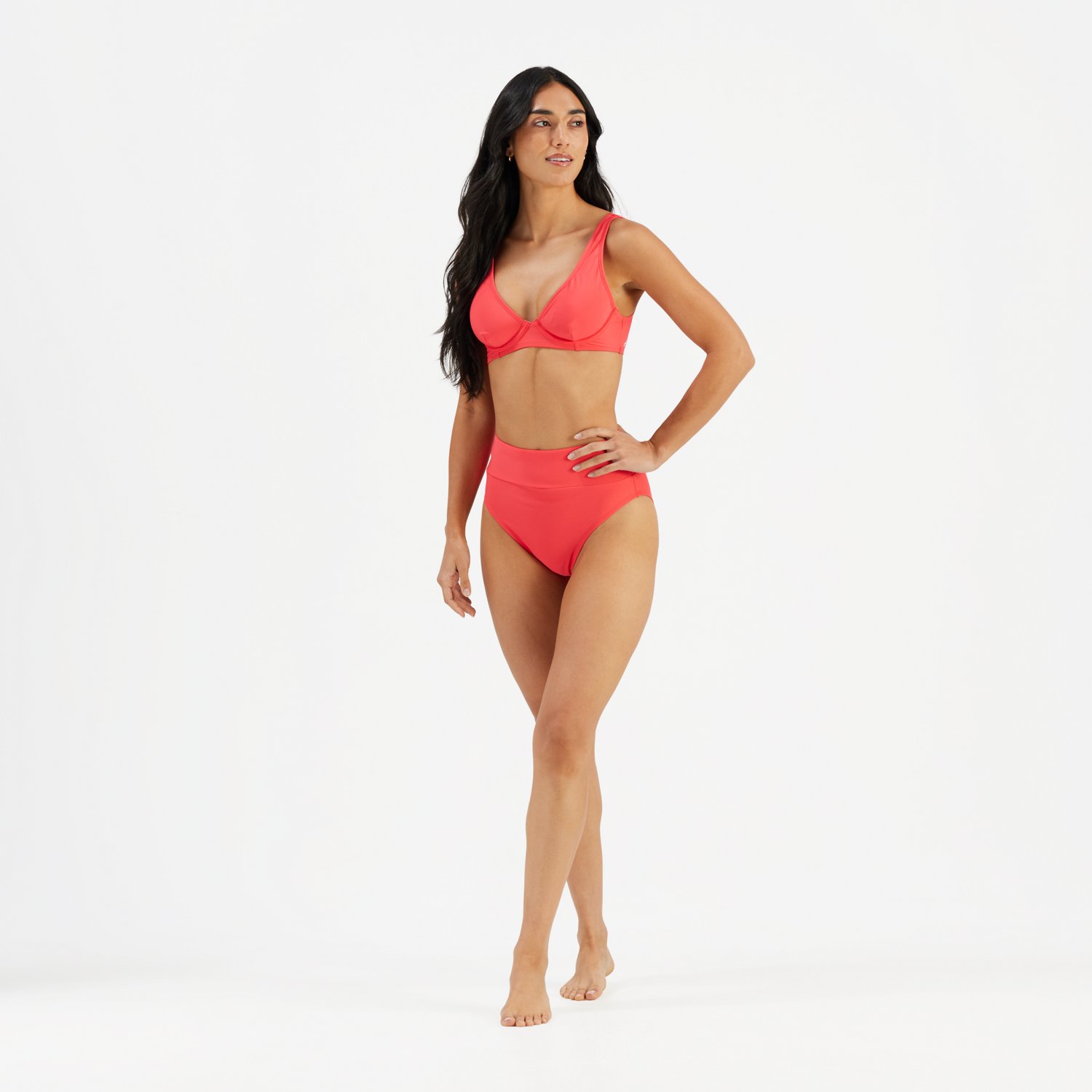 Freely Women's Banded High Waist Swim Bottoms - view number 2