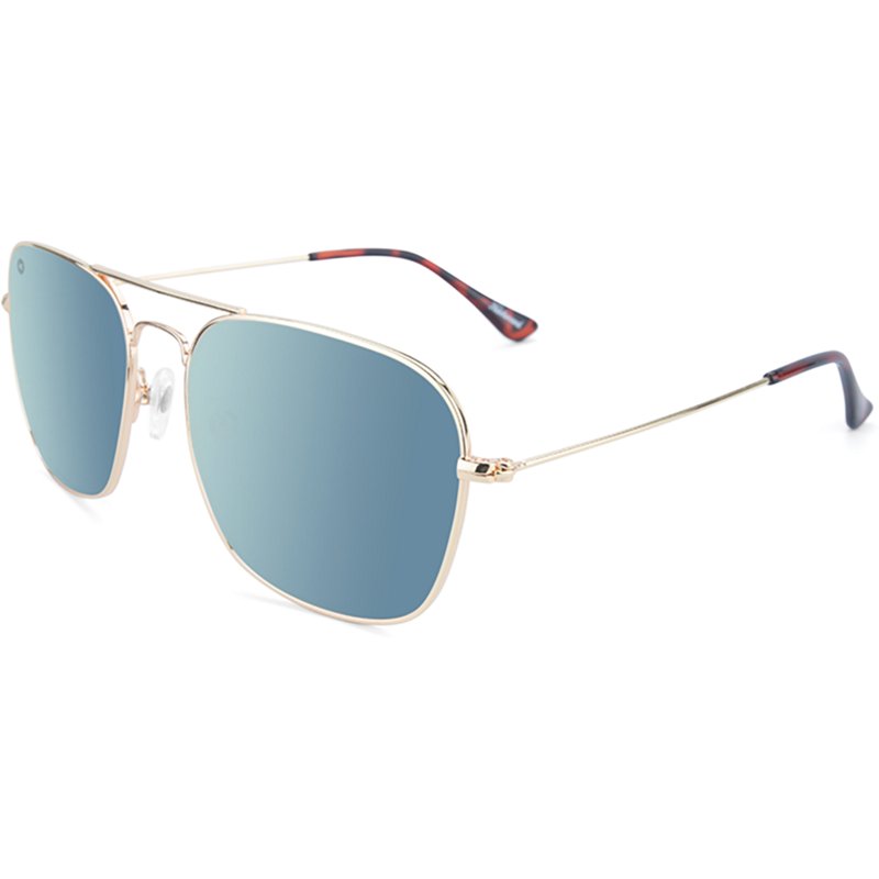 Knockaround Mount Evans Polarized Sunglasses Gold/Sky Blue, One Size - Men's