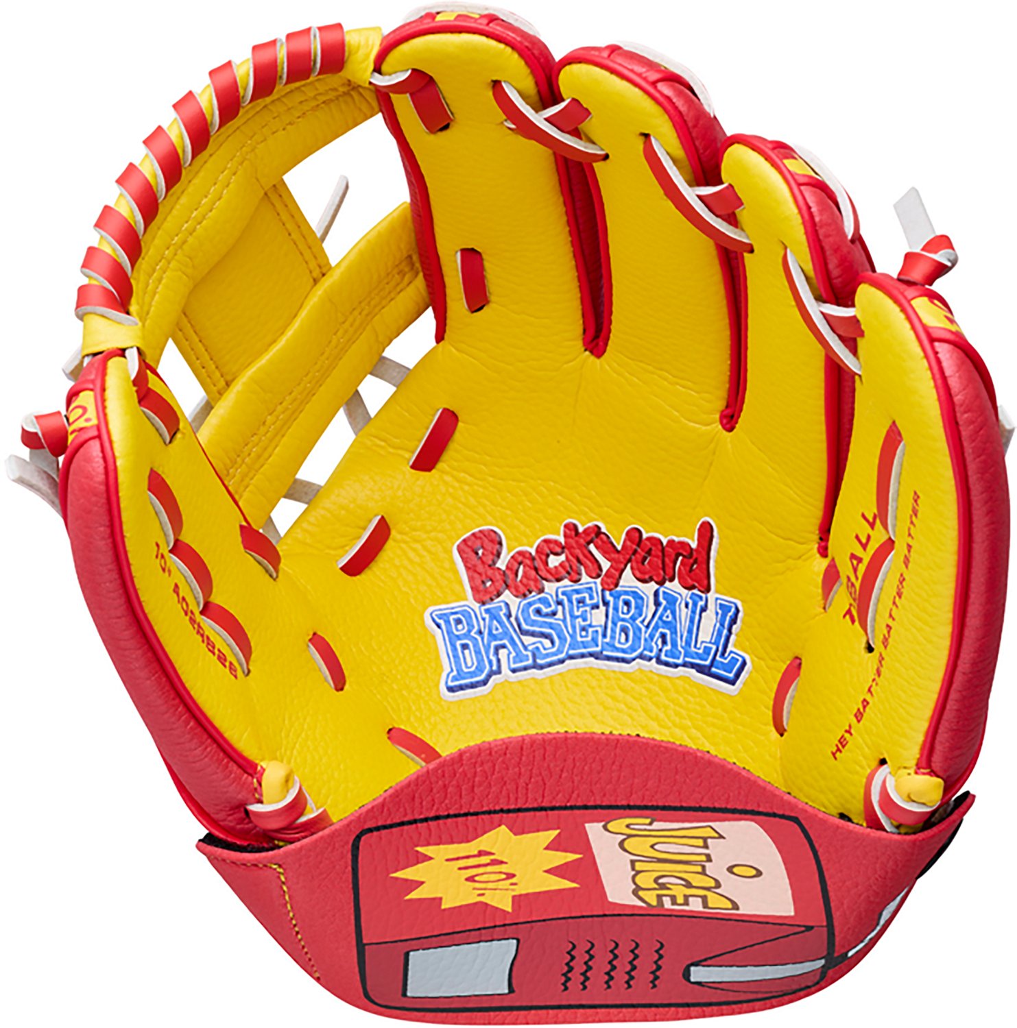 Wilson A200 Backyard Baseball Juice Pack T-Ball Fielding Glove 10 in" - view number 3