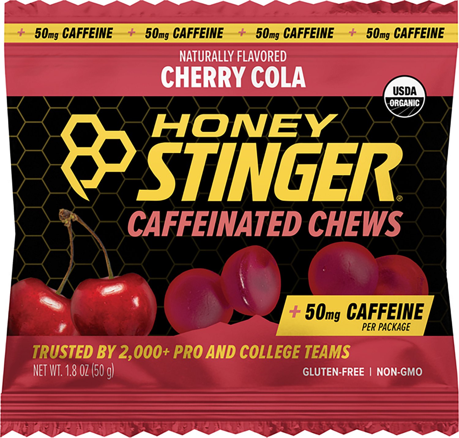 Honey Stinger Caffeinated Energy Chew 4-pack - view number 3