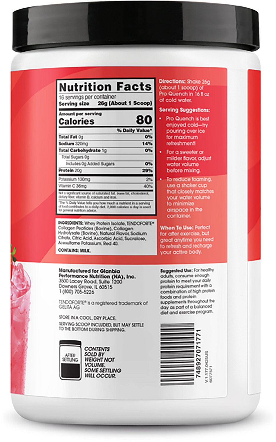 Optimum Nutrition Pro Quench Clear Protein & Collagen - 16 servings - view number 3