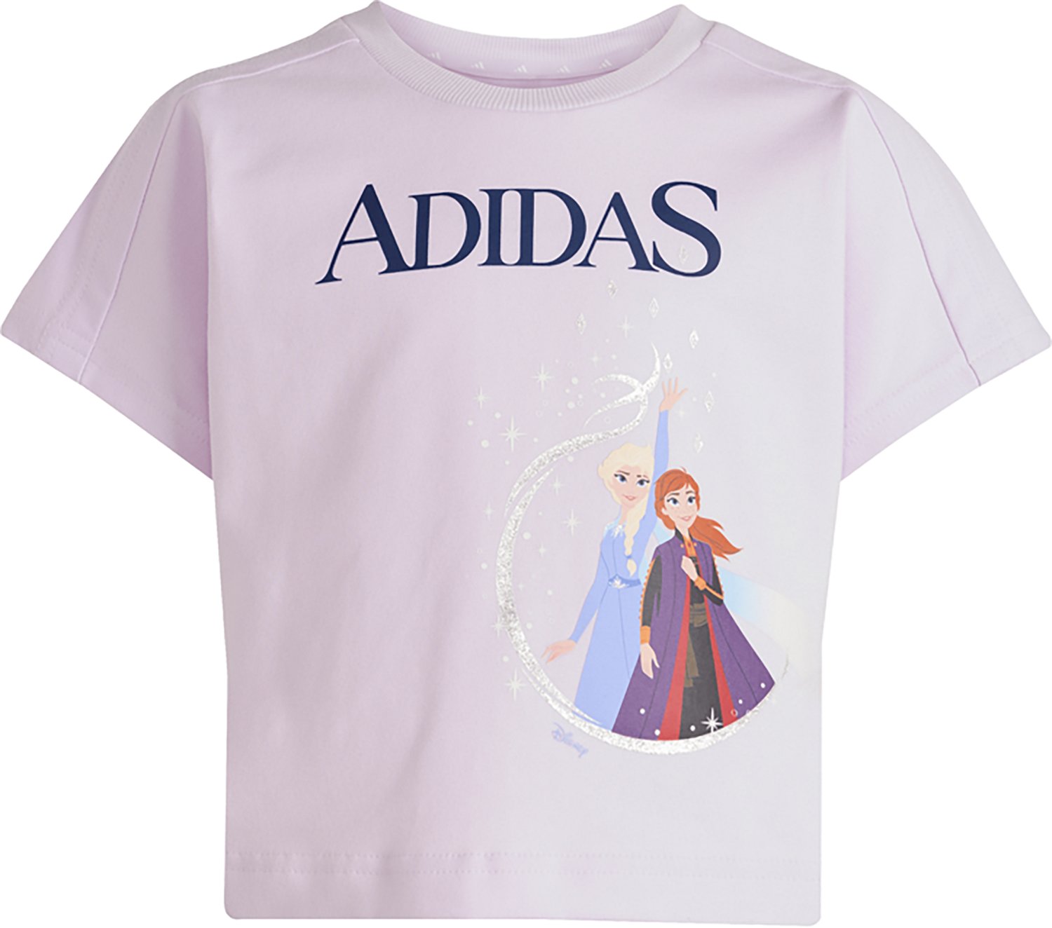 adidas Girls' Disney Frozen Graphic T-shirt and Shorts Set - view number 7