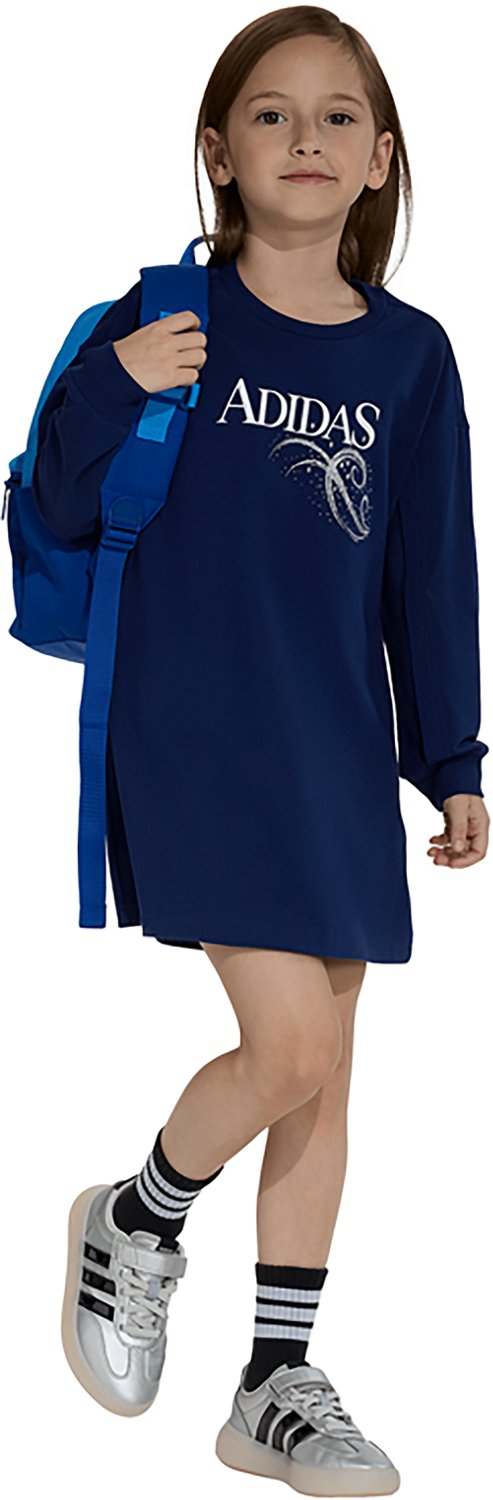 adidas Girls' Disney Frozen Long Sleeve Dress - view number 3