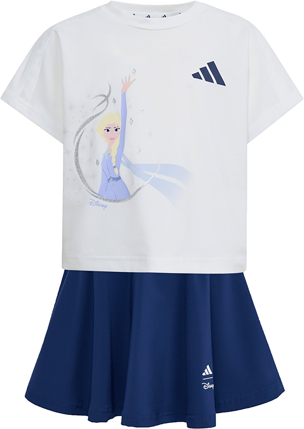 adidas Girls' Disney Frozen Sport Graphic T-shirt and Skort Set - view number 6