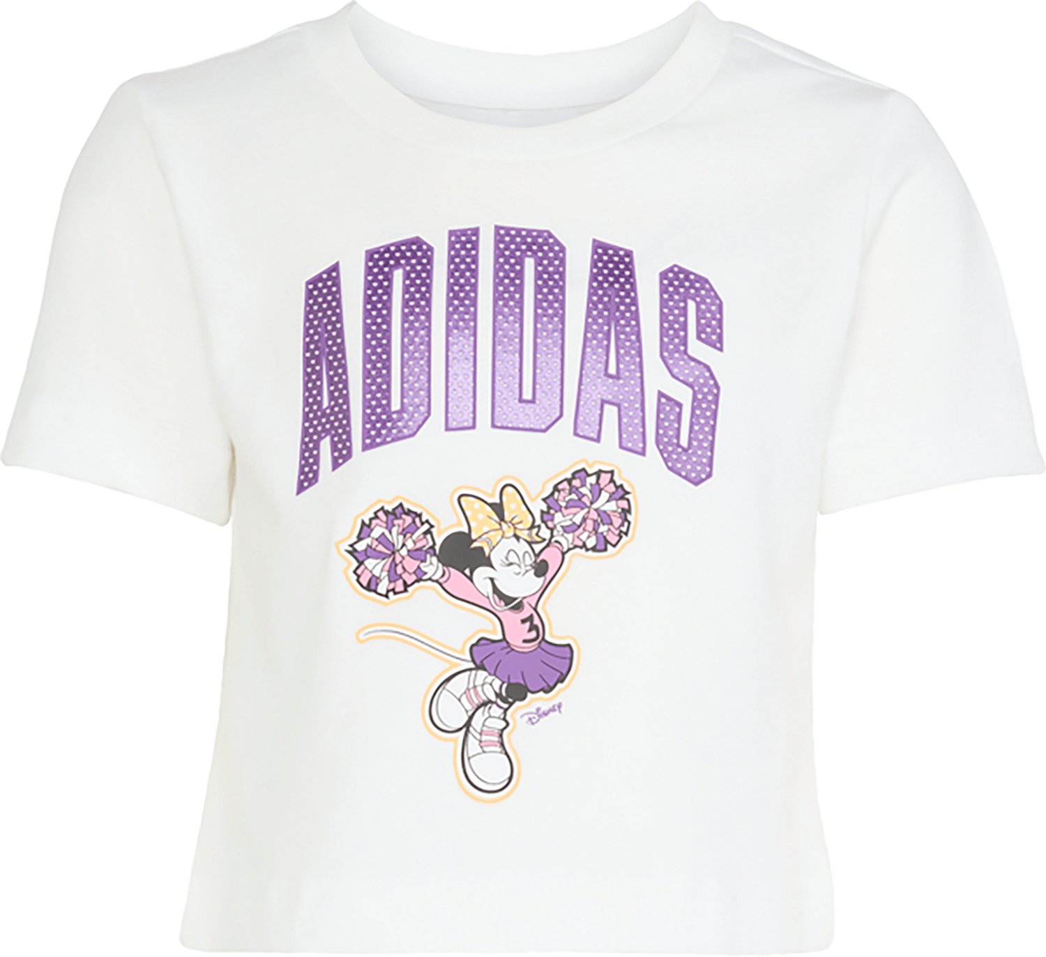 adidas Girls' Disney Minnie Mouse Graphic T-shirt and Shorts Set - view number 7