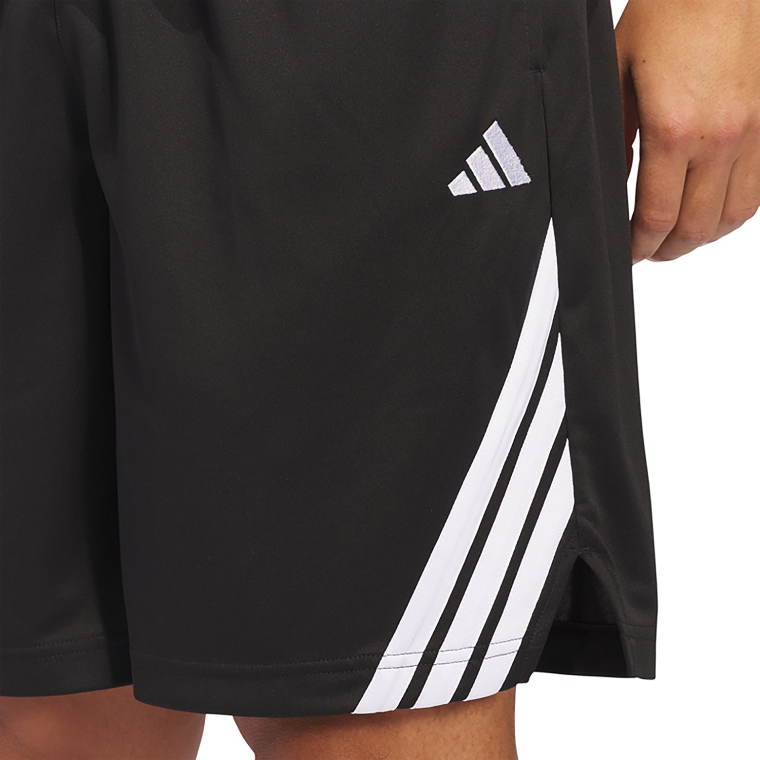 adidas Men's LEGENDS 3-Stripes Basketball Shorts 5 in - view number 4