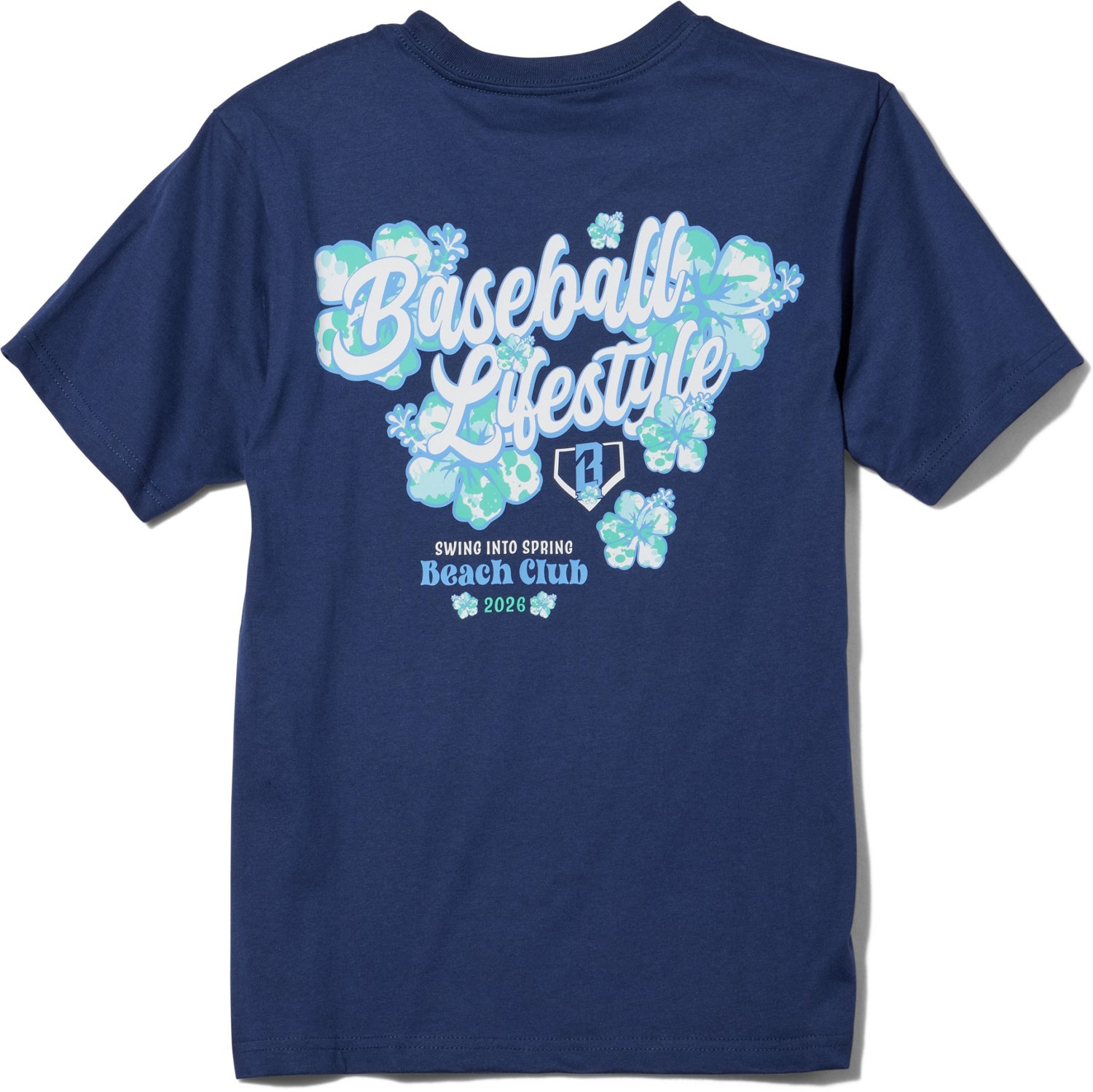 Baseball Lifestyle 101 Boys' Petal Play Beach Club Graphic T-shirt